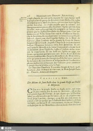 Chapitre XXII. Des Moines de saint Basile dans la grande Russie ou Duché de Moscovie
