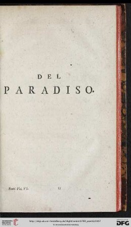 Del Paradiso