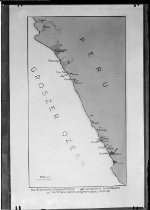 Peru, Übersicht der Luftaufnahmen und Luftbildarbeiten bis Juli 1930