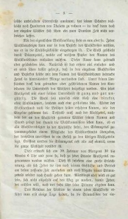 Wie wählen wir in's Zollparlament?