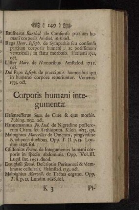 Corporis humani integumenta.