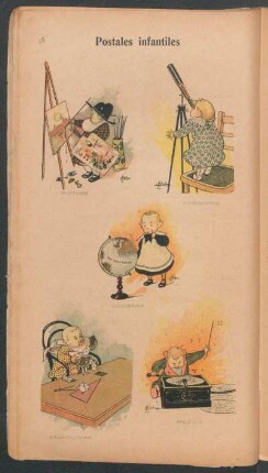Postales infantiles - [Ilustración]