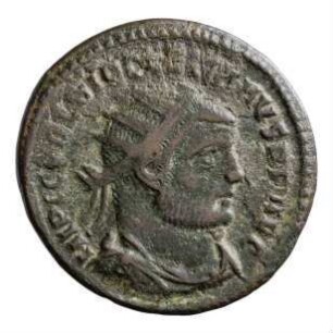 Münze, Follis, 295 - 299 n. Chr.