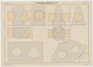 Projektions-Zeichnen. : Bez.: Städt. Gewerbeschule., Guido Hertel., Blatt Nr. 17., Wint. Sem. 1901-02