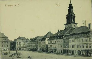 Postkarte, Crossen (Krosno Odrzańskie)