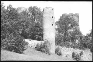 Frauenstein. Ruine und Aussichtsturm