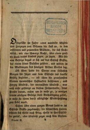 Ritter Brendts Geist oder Das Zauberschwert : Eine Gespenstergeschichte aus dem eilften Jahrhundert Böhmen