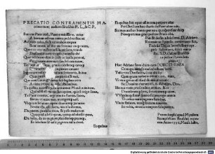 Precatio contrahentis matrimonium : Petendorphi apud Mycalum Stumpfelium Buschii nepotem ... Anno 1566 Mense Julio