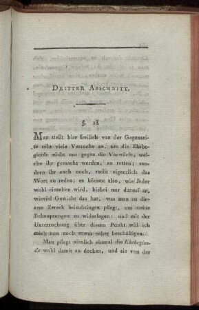 Dritter Abschnitt. [widerlegt die gegenseitigen Gründe, wodurch man die Ehrbegierde zu vertheidigen sucht] §. 18. – §. 24.