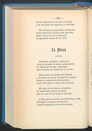 La musa : Soneto