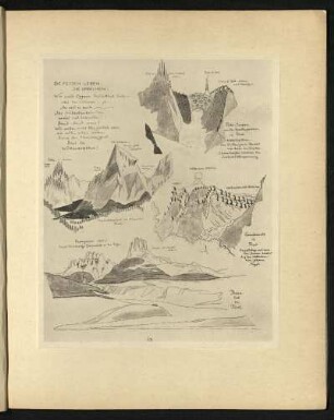 Blatt 13: Felsgegenden in Tirol