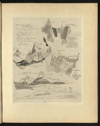 Blatt 13: Felsgegenden in Tirol