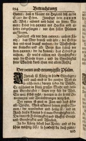 294-304, Der XCIX. - CV. Psalm