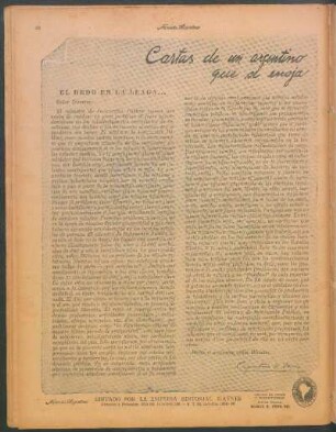 Cartas de un argentino que se enoja : El dedo en la llaga...