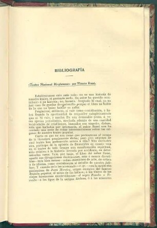 "Teatro Nacional Ríoplatense" por Vicente Rossi