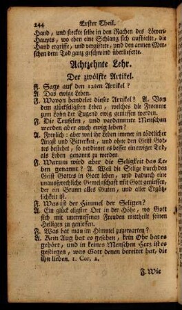 244-274, 18. Lehr. - 19. Sitten-Lehr.