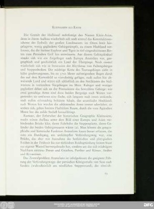 Kleinasien als Raum