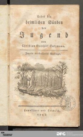 Ueber die heimlichen Sünden der Jugend