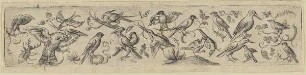 Vogelfries, Blatt aus der Folge "Mancherlei Conterfectisches von Thierlein etc."