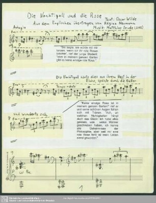 Die Nachtigall und die Rose : (2003)