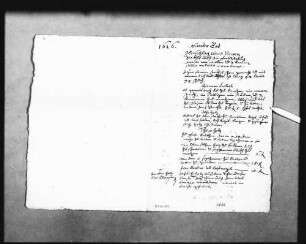Kostenvoranschlag für ein neues Stockwerk über dem Pferdestall (Folio Doppelblatt)