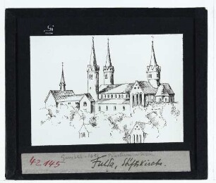 Fulda, Dom : Umzeichnung einer Zeichnung von 1691