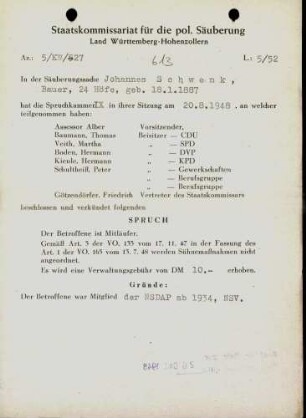 Schwenk, Johannes