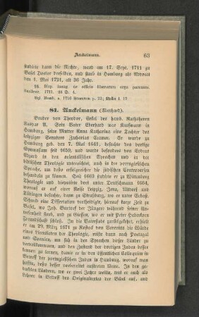 81. Anckelmann (Eberhard).