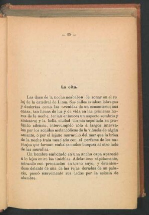 La cita.