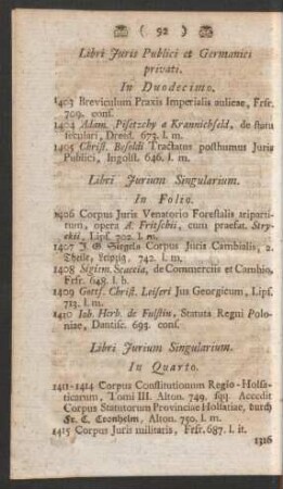 Libri Jurium Singularium