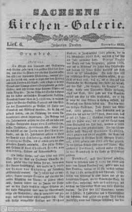 Grumbach, Pillnitz, Weistropp, Pesterwitz : 6. Lieferung