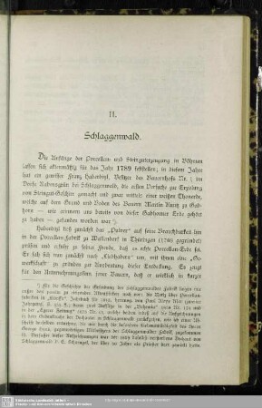 II. Schlaggenwald