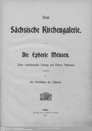 Meissen: Der Ephorie Meissen