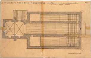 Fischer, Theodor; Brackenheim; Johanneskirche, Renovierung - Über der Empore (Grundriss)