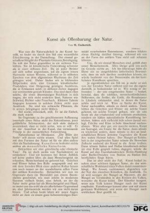 3: Kunst als Offenbarung der Natur, 2
