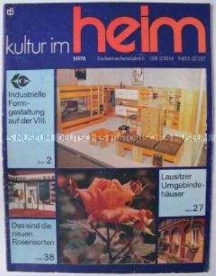 Fachzeitschrift für Wohnraumgestaltung "Kultur im Heim"