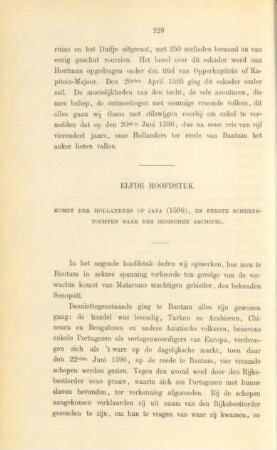 Elfde hoofdstuk. Komst der Hollanders op Java (1596), ...
