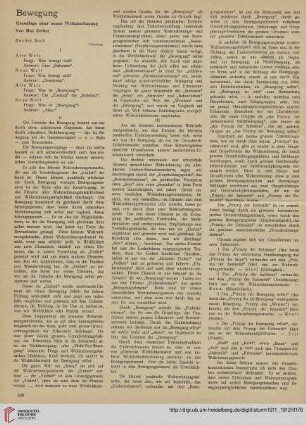 Bewegung : Grundlage einer neuen Weltanschauung, [2]
