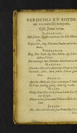 Versiculi Et Rhythmi veterum De tempore, ...
