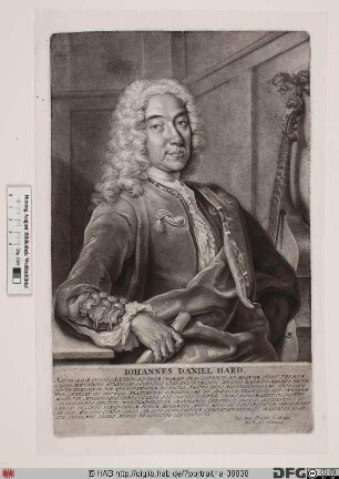 Bildnis Johann Daniel Hard (Hardt)