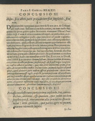 Conclusio XI.