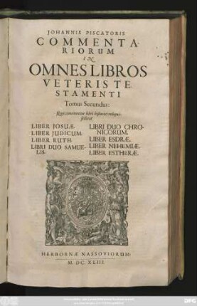 2: Quo continentur libri historici reliqui