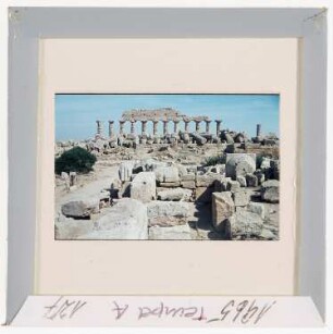 Selinunt: Tempel A (Foto 1965)