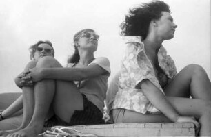 Lopud: Berliner Mädchen auf dem Motorboot