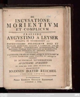 De Incvsatione Morientivm Et Complicvm