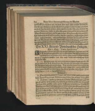 Der XXI. Articul/ Vom dienst der Heiligen.