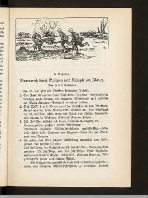 6. Vormarsch durch Galizien und Kämpfe am Zbrucz