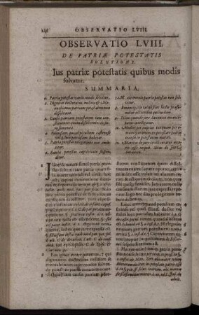 De Patriæ Potestatis Solutione.