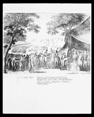 Paris, Angriff auf das Stadthaus 27.02.1794
