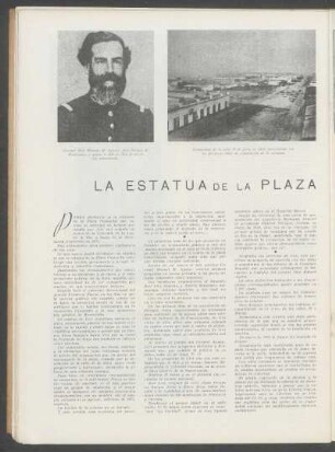 La estatua de la Plaza Constitución
